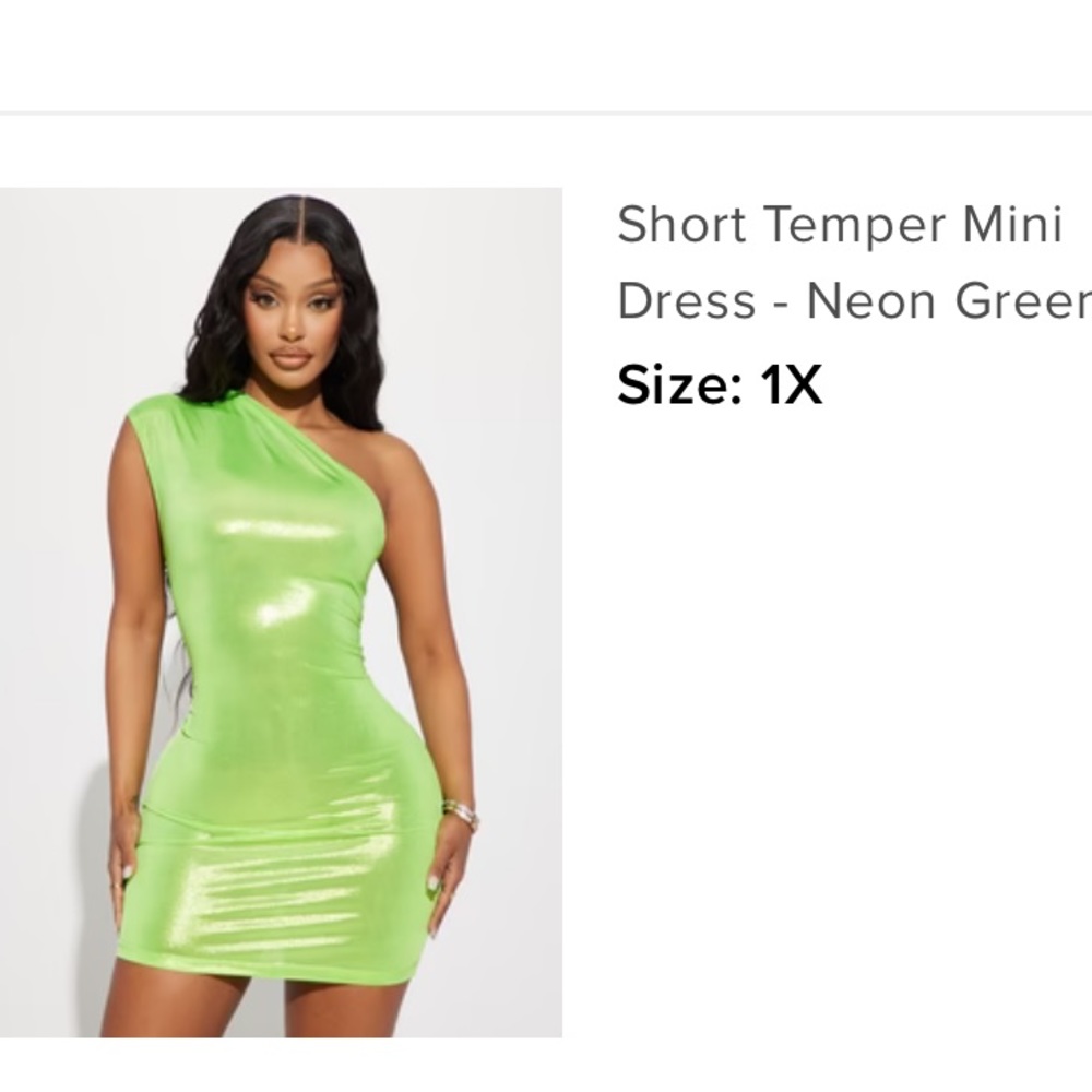 Fashion Nova “Short Temper” Dress